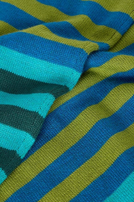 OLIVE STRIPE JUMPER GREEN MULTI 6