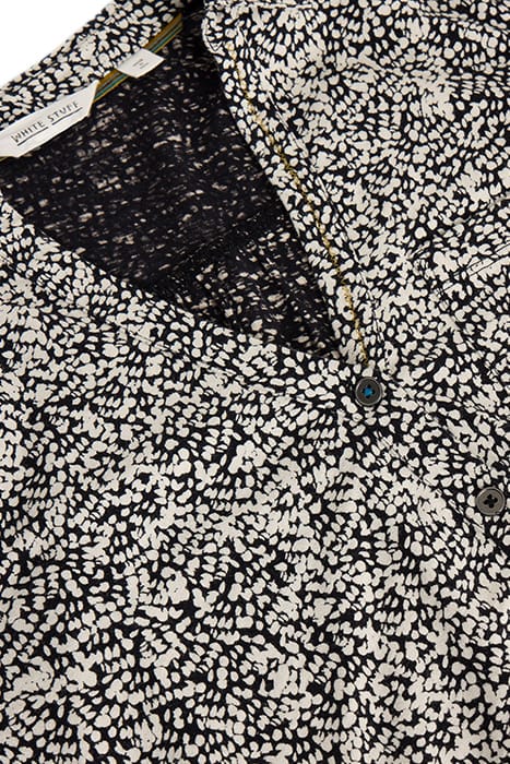 ANNIE LONGLINE SHIRT BLACK PRINT 6