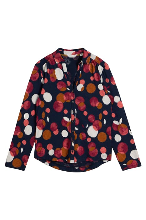ANNIE JERSEY SHIRT PLUM PRINT 4