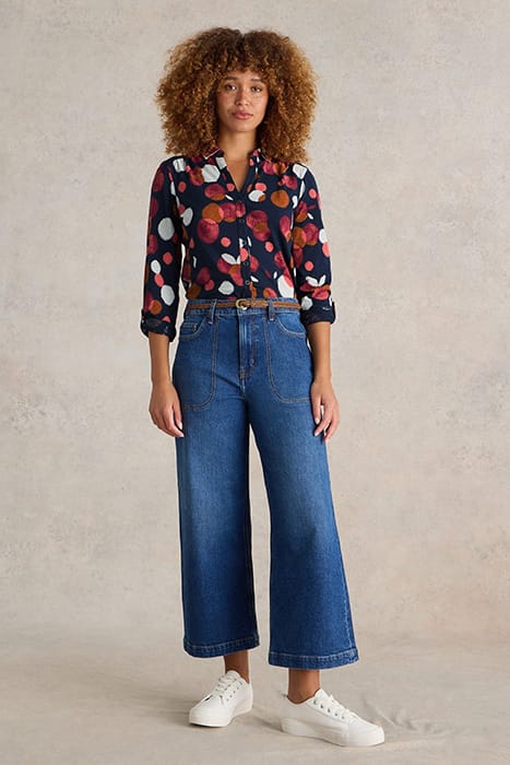 ANNIE JERSEY SHIRT PLUM PRINT 3