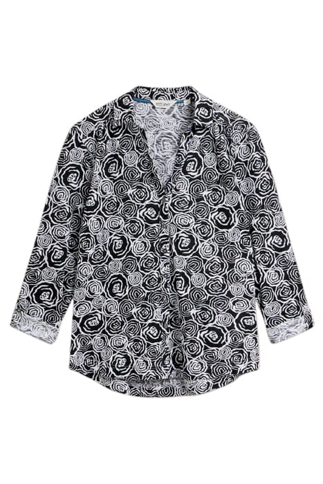 ANNIE JERSEY SHIRT BLACK PRINT 3
