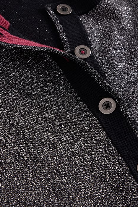 CHARLOTTE SPARKLE CARDI PURE BLACK 6