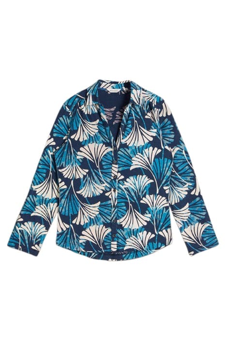 ANNIE JERSEY SHIRT BLUE PRINT 3