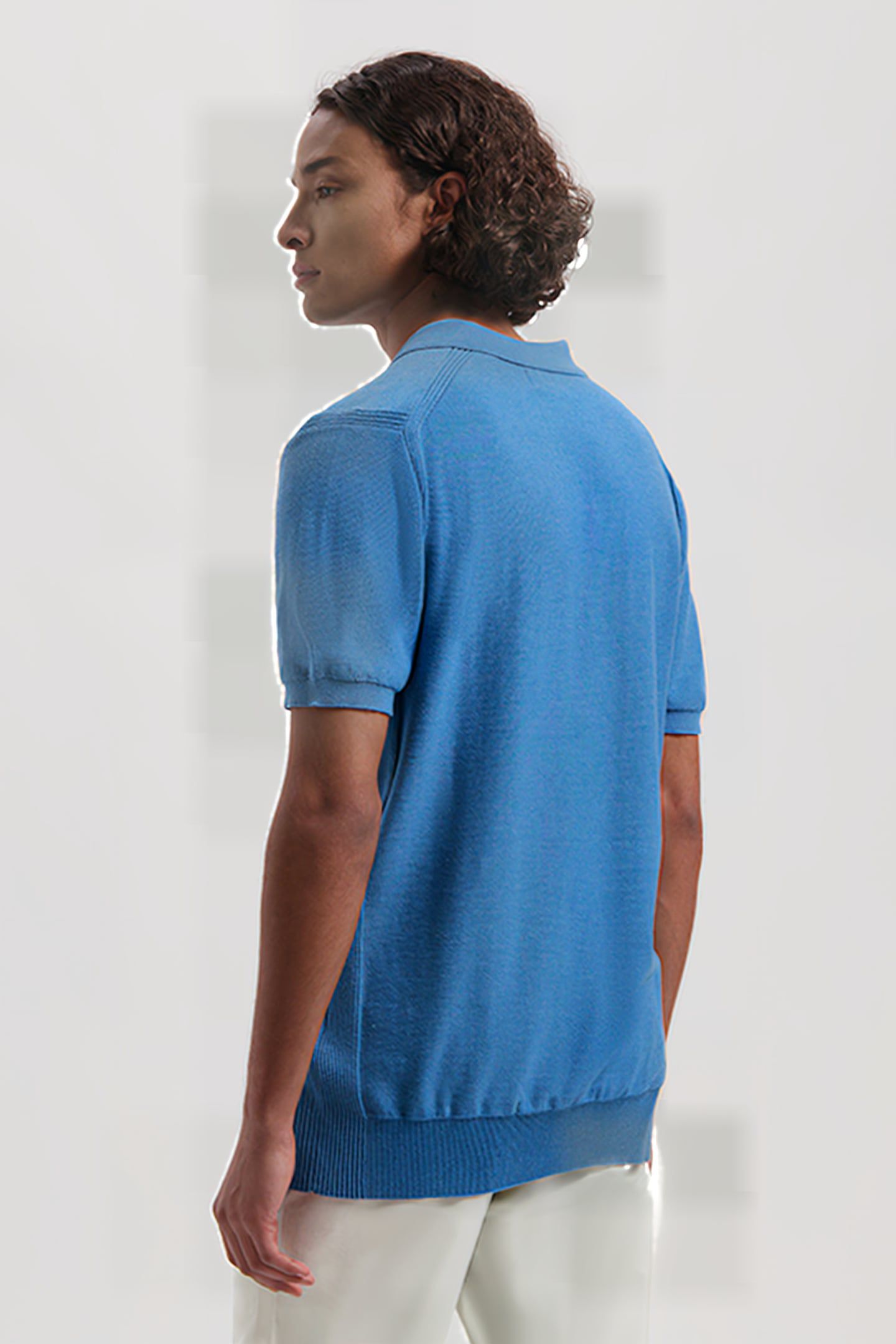 DS_MERCURY SHORT SLEEVE POLO AEGEAN BLUE AEGEAN BLUE 2
