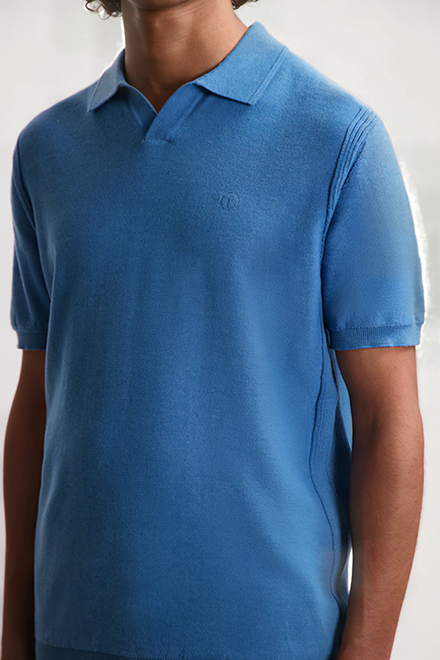 DS_MERCURY SHORT SLEEVE POLO AEGEAN BLUE AEGEAN BLUE 4