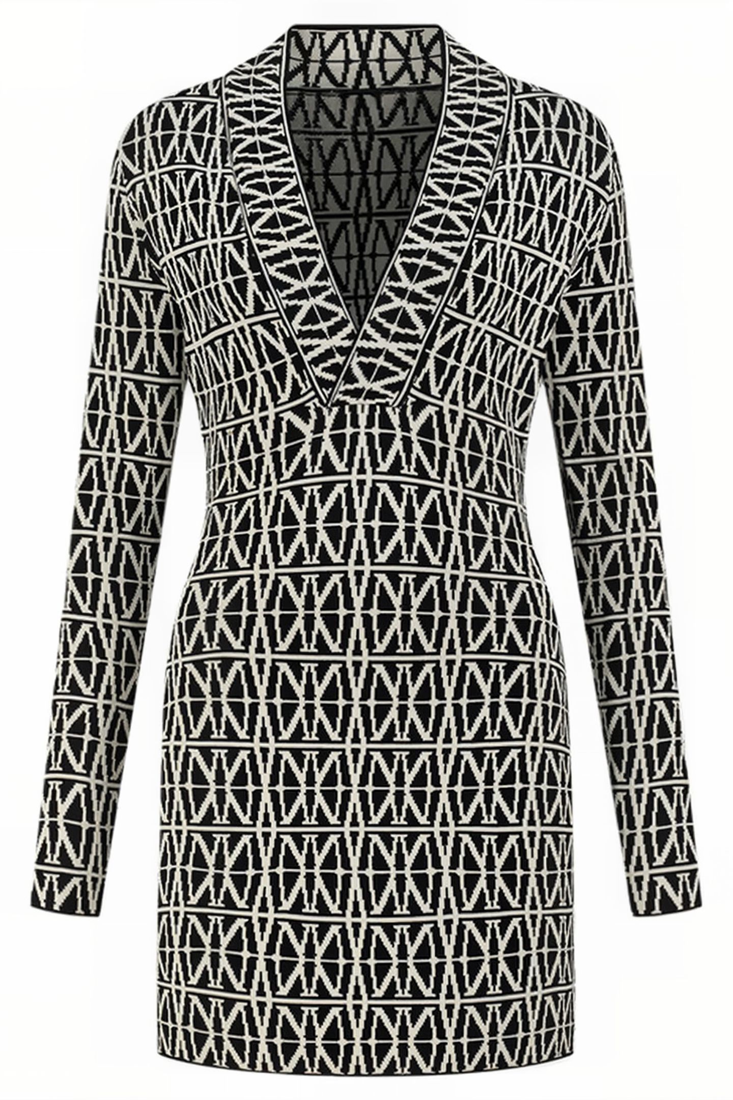 BELARUS DRESS BLACK/PEARL 2