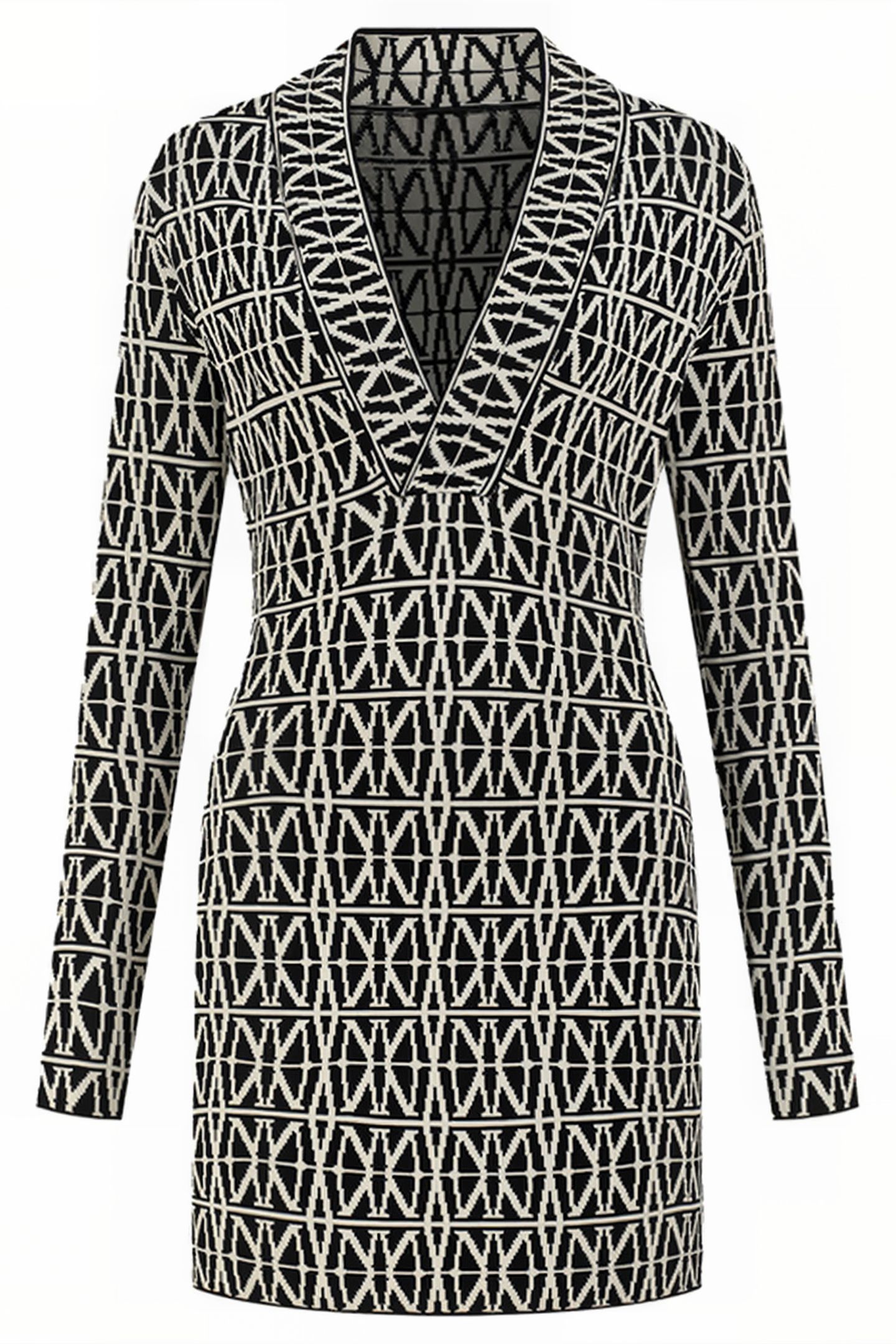 BELARUS DRESS BLACK/PEARL 6