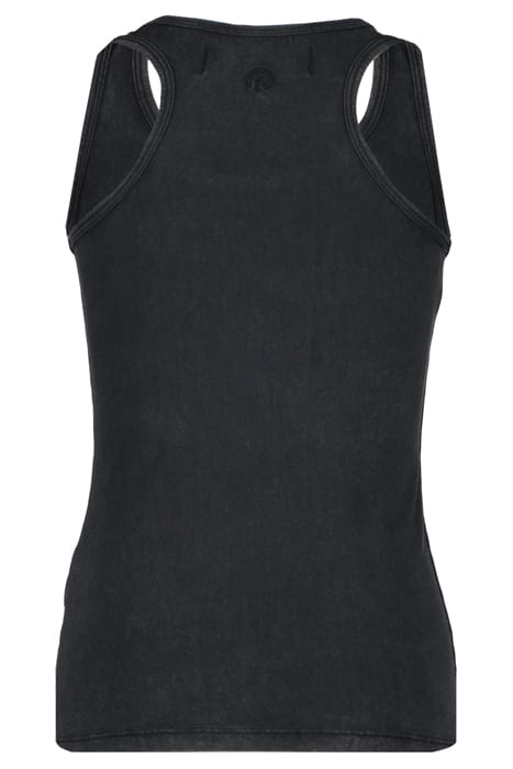 GIRLS PHOENIX SINGLET WASHED BLACK 2