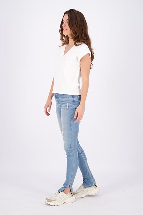 BLOSSOM SPLIT JEANS VINTAGE BLUE 9