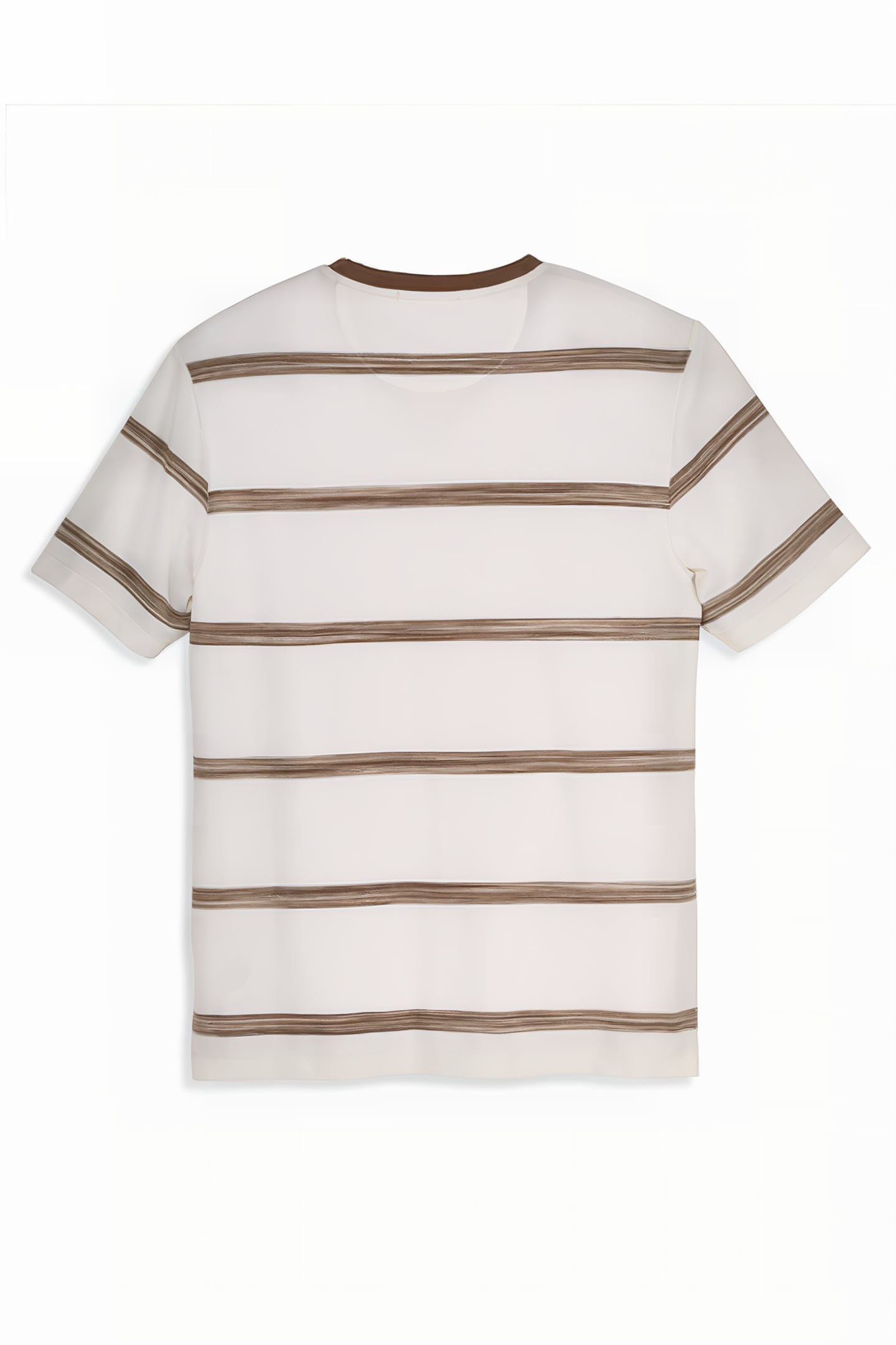 TEXTURED SPACEDYE STRIPE SS TEE SWAN 2