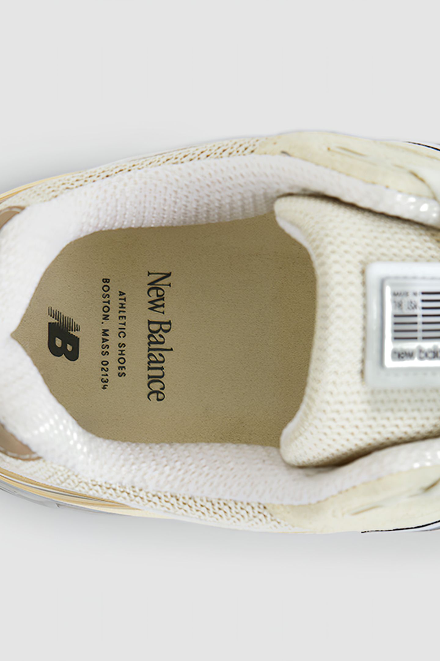 U990TE4 MADE IN USA  SNEAKERS IN LIMESTONE 8