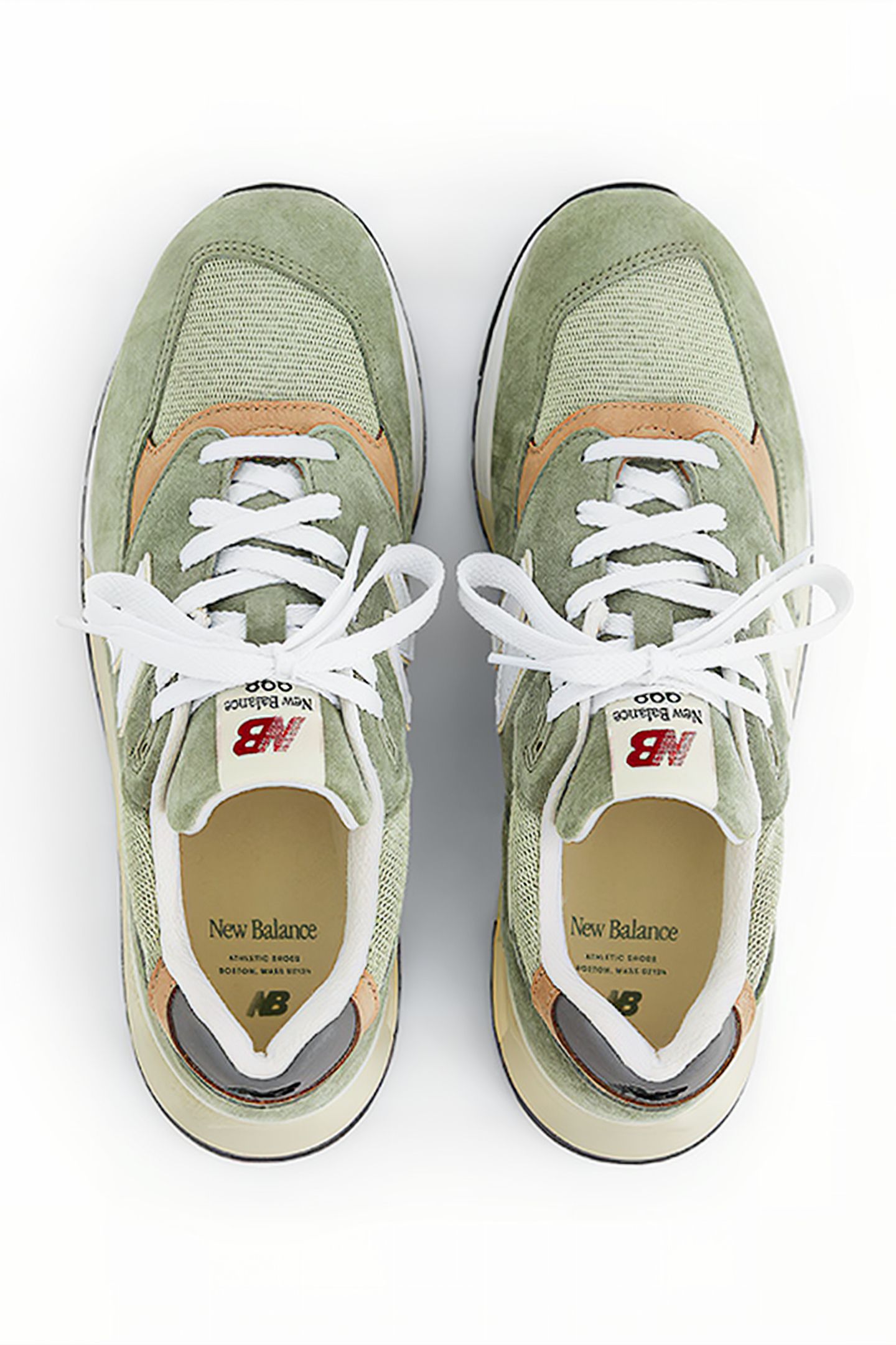 U998GT MADE IN USA SNEAKERS IN OLIVE 3
