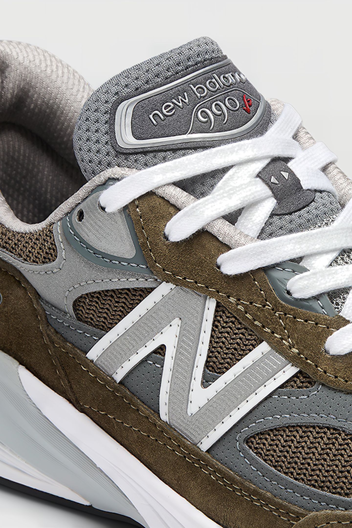 U990OG6 MADE IN USA SNEAKERS IN OLIVE 7