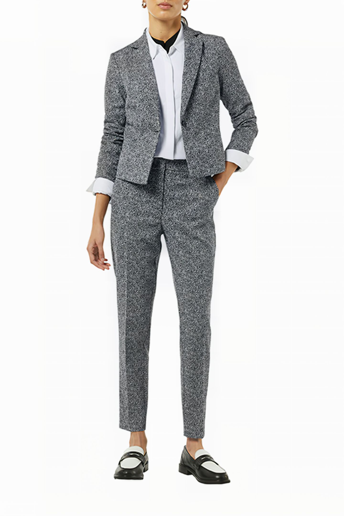 COMMA JACKETS BLAZER GREY/BLACK 2