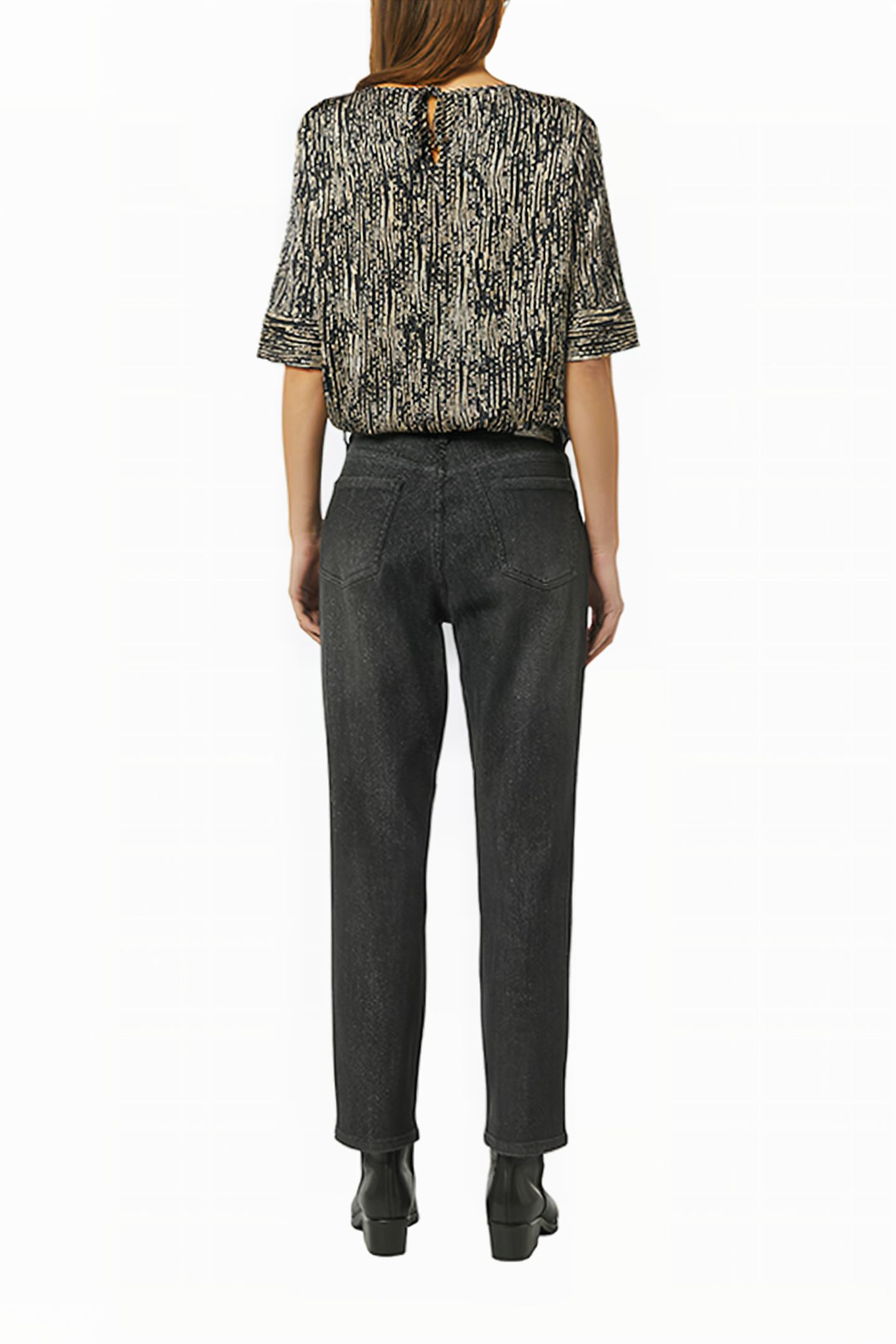 COMMA BLOUSES BLACK 2