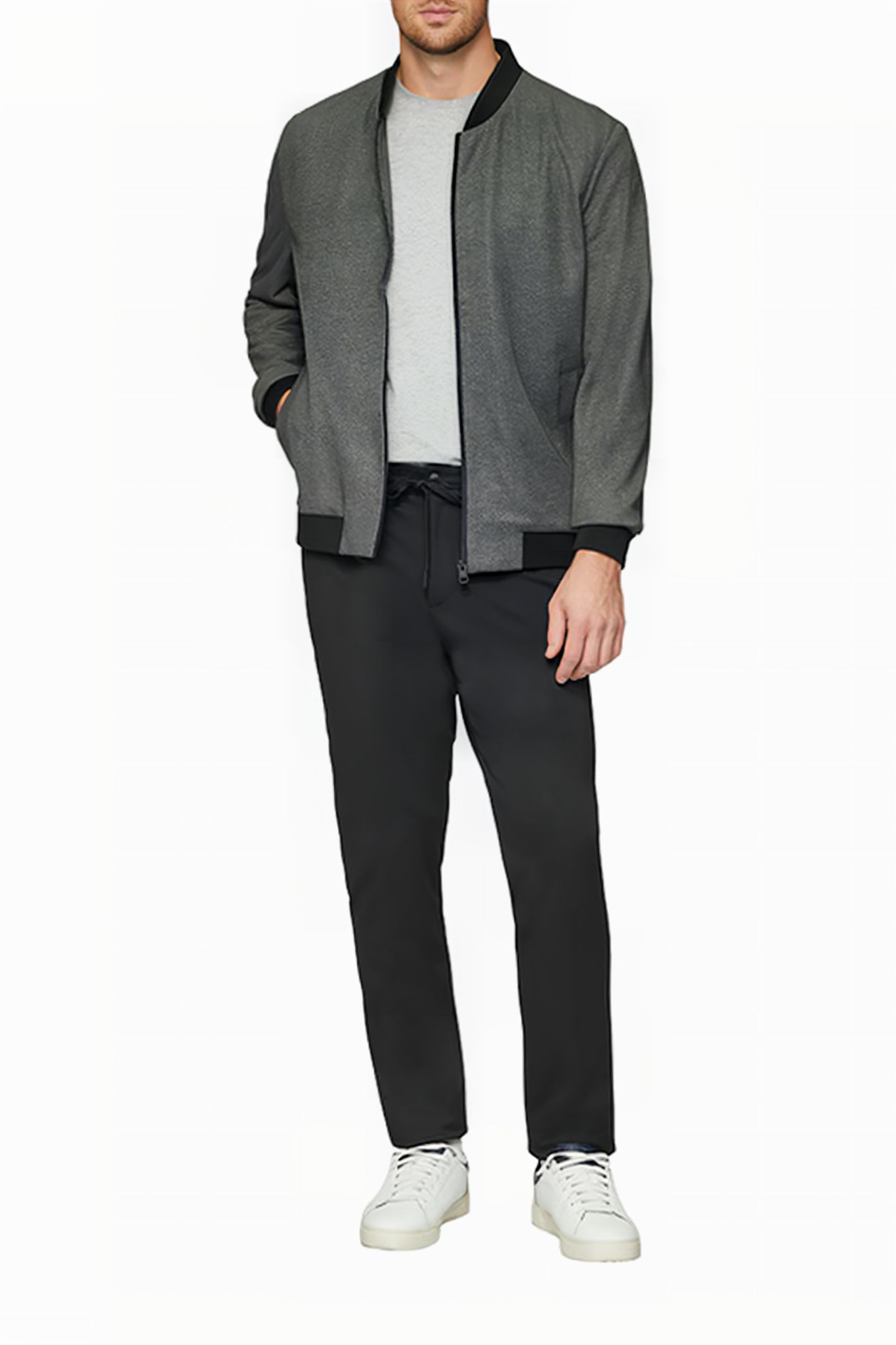 S.OLIVER JACKETS INDOOR GREY/BLACK 2