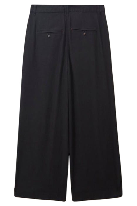 LUCINDA WIDE LEG TROUSER PURE BLACK 3