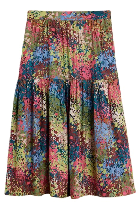 JAMIMA ECO VERO MIDI SKIRT PINK MULTI 2