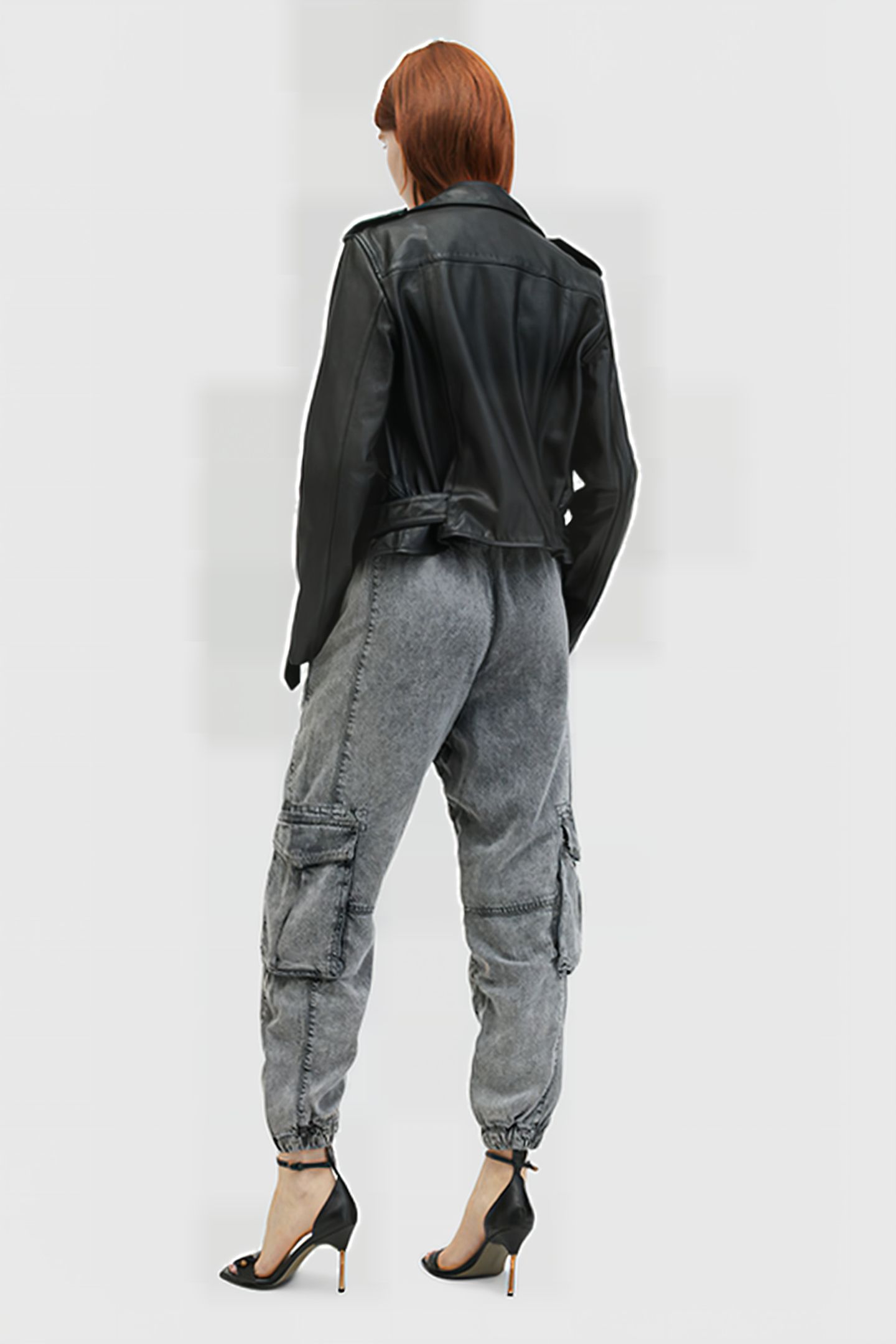 FRIEDA DENIM TROUSER ANTHRACITE 3