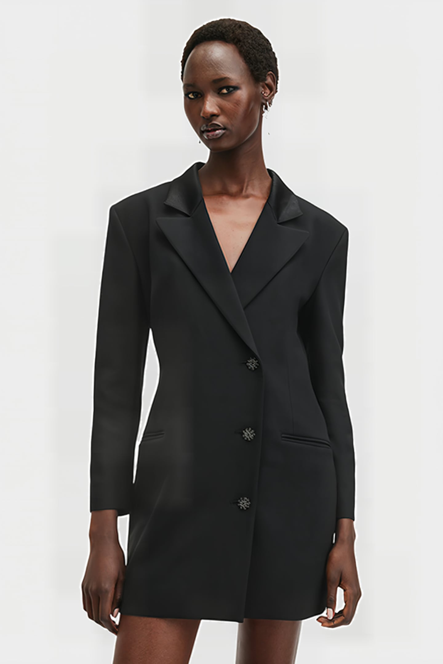 ERYKAH BLAZER DRESS BLACK 1