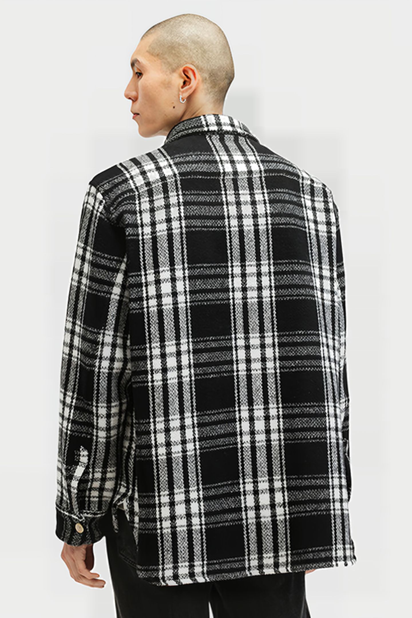 IMBER LS SHIRT BLACK/ECRU WHITE 2