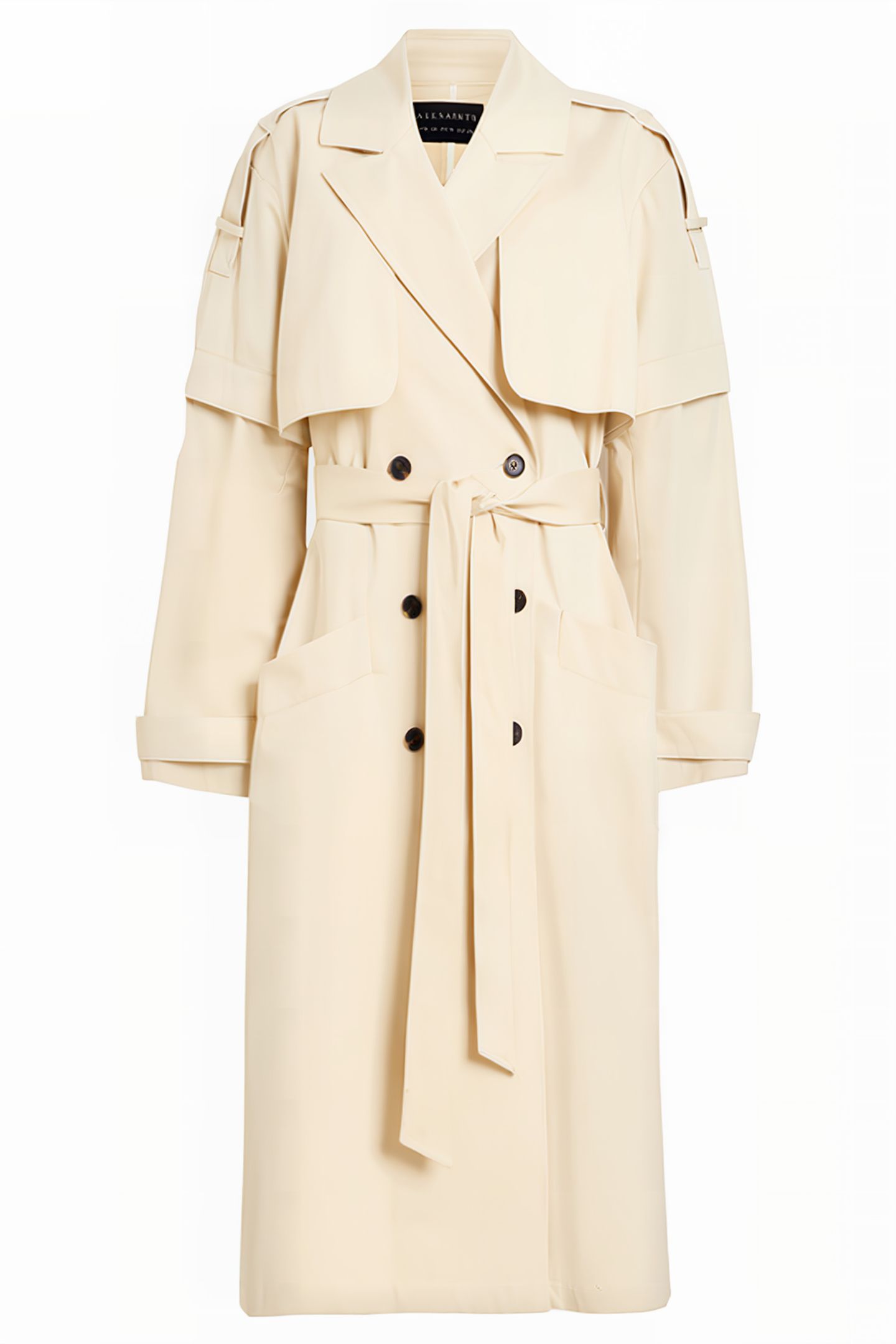 CLYDE TRENCH ECRU WHITE 4