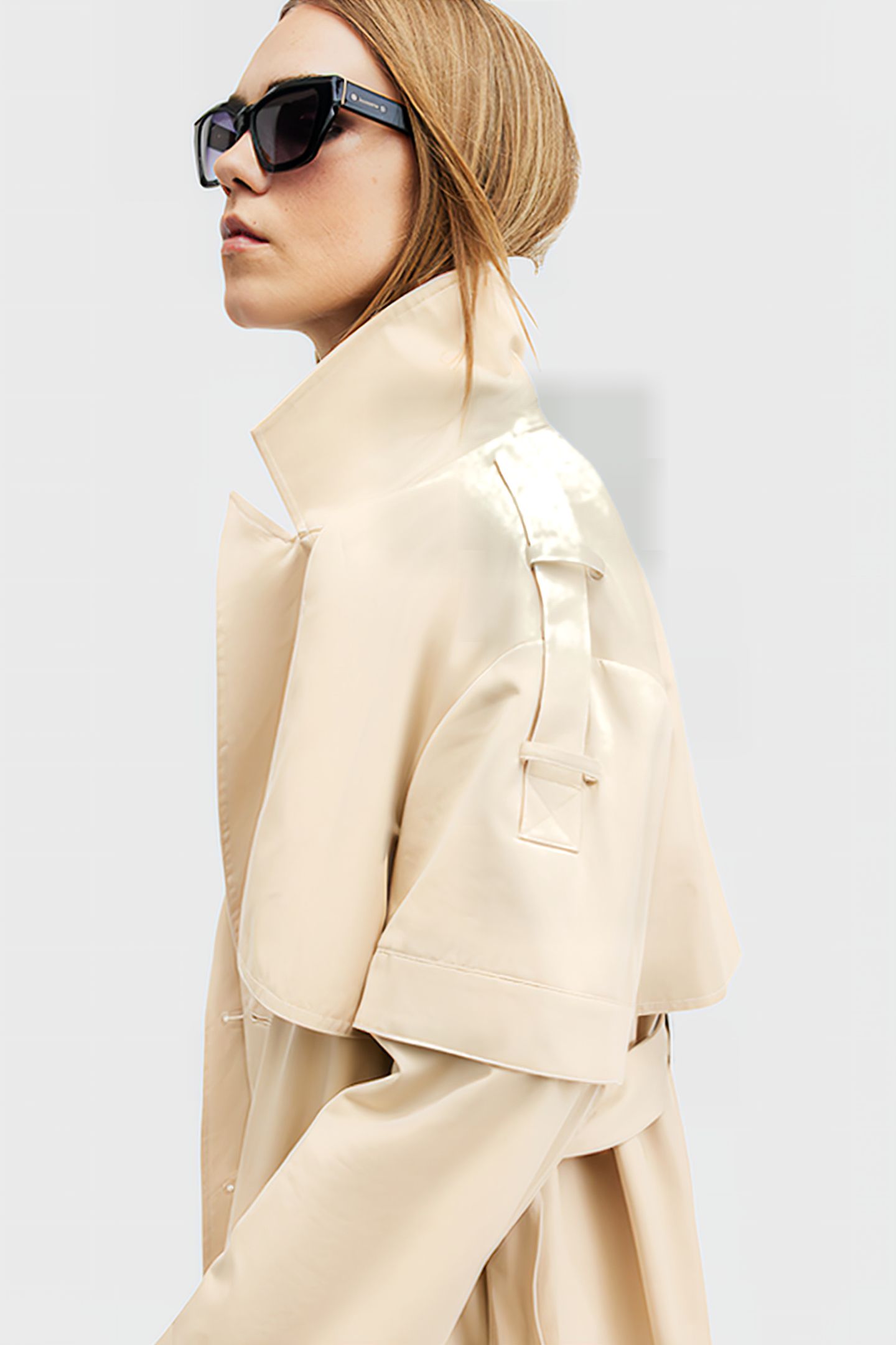CLYDE TRENCH ECRU WHITE 7