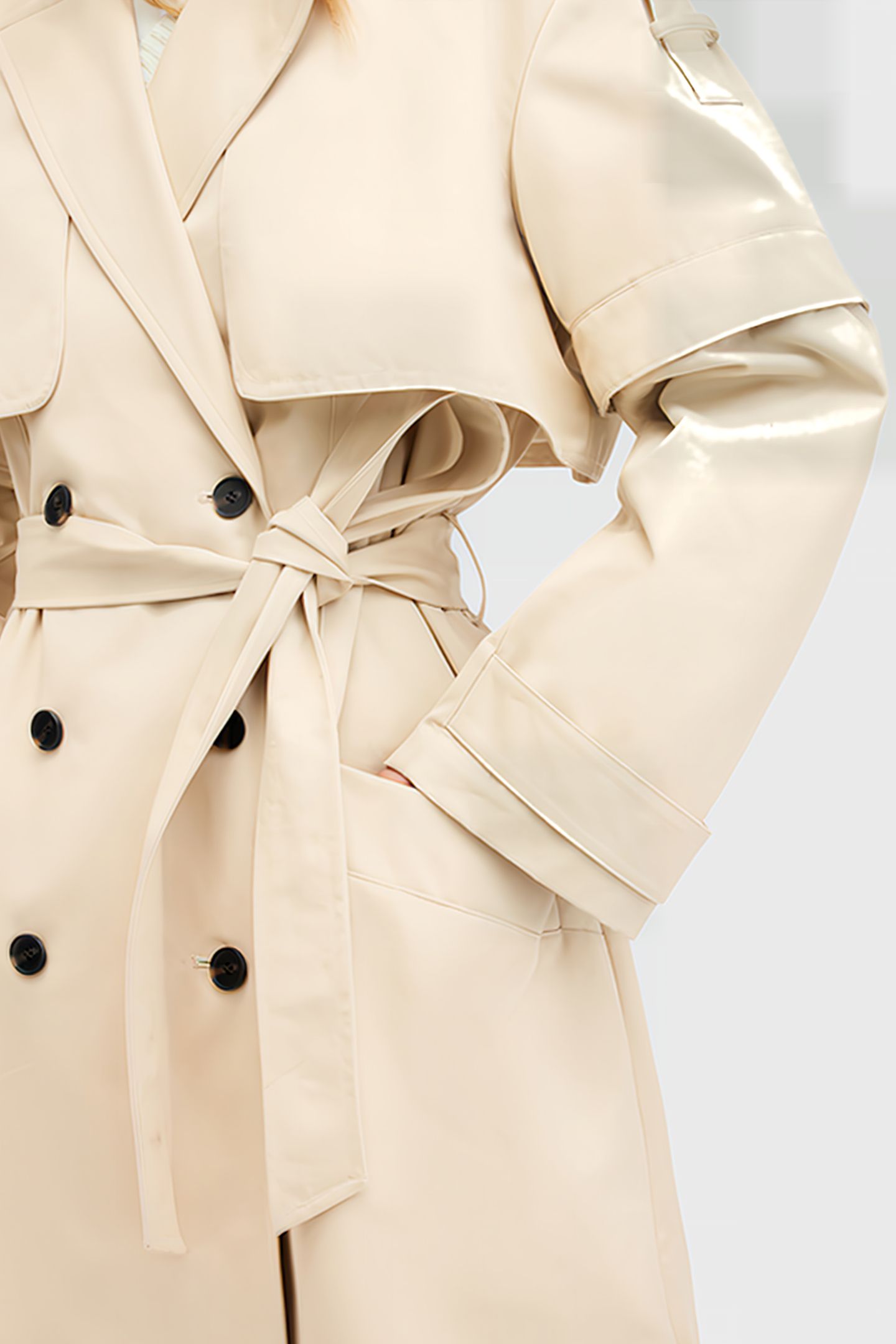 CLYDE TRENCH ECRU WHITE 10