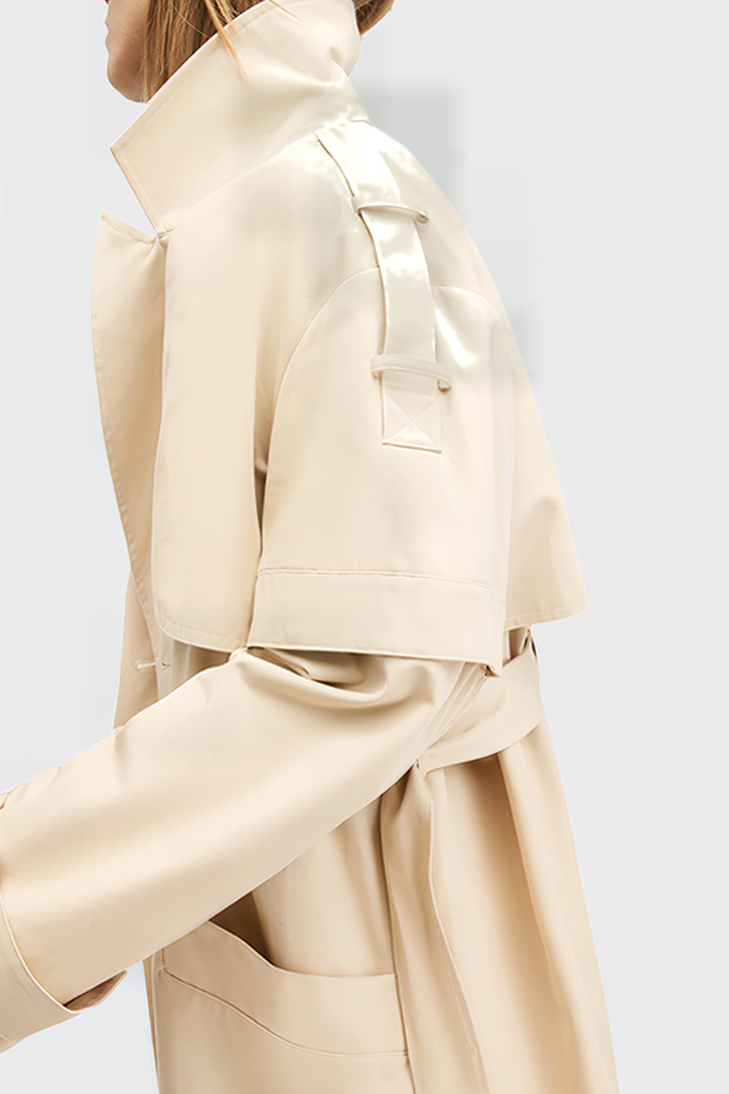 CLYDE TRENCH ECRU WHITE 9