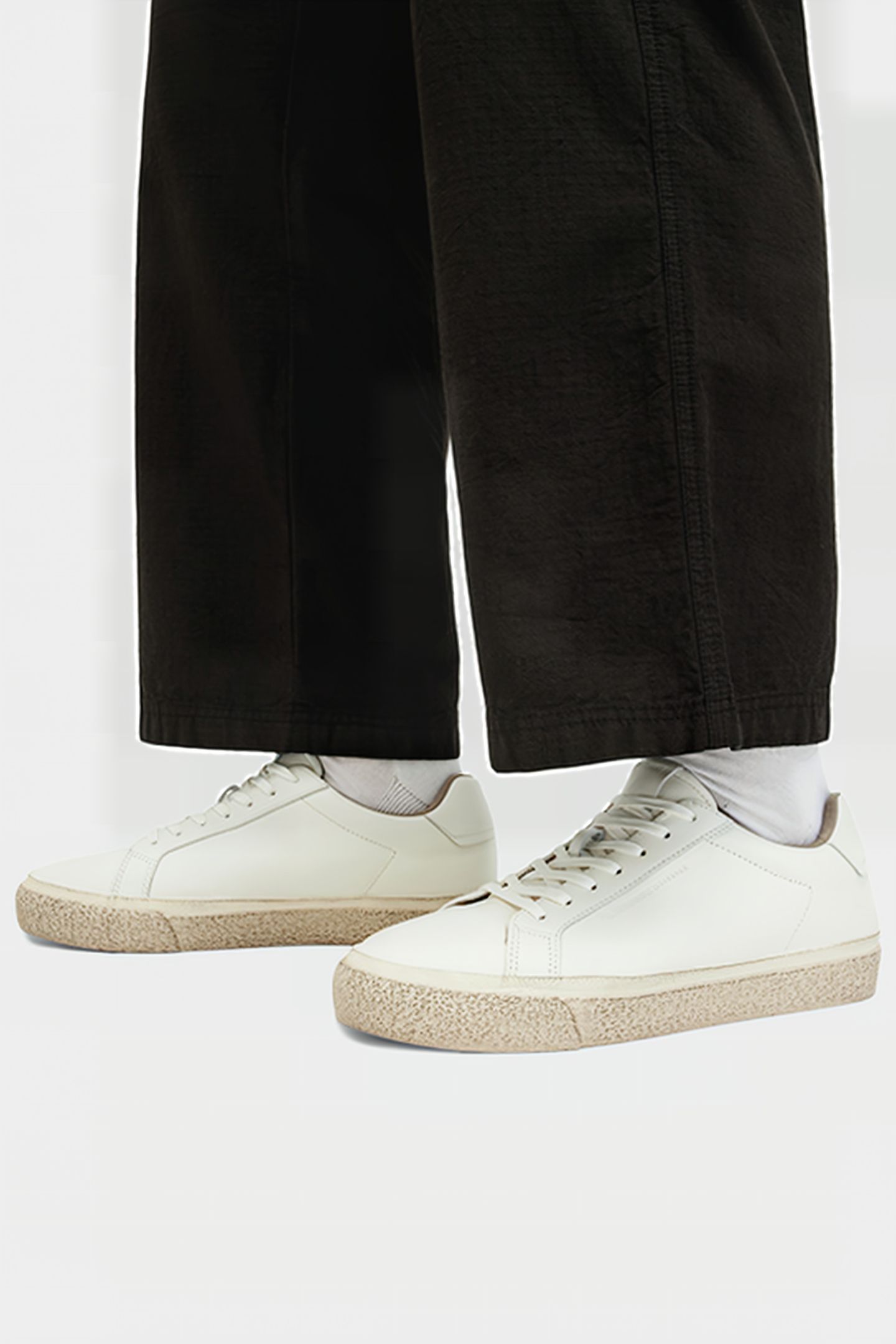 KLOP LTHR LOW TOP WHITE 2