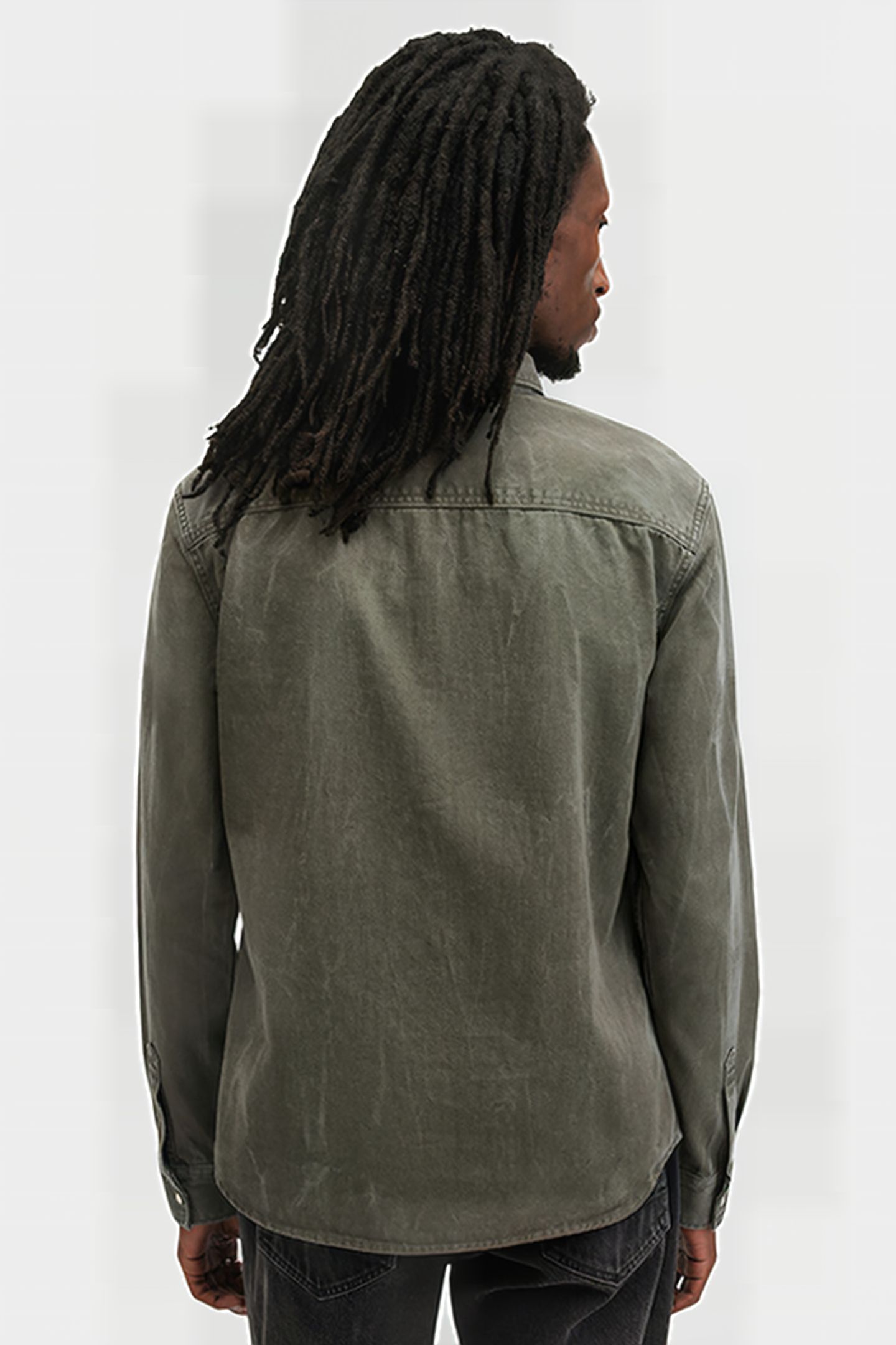 STAVELEY SHIRT THYME GREEN 2