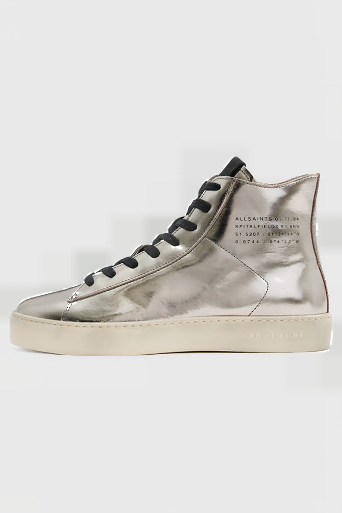 TANA MET HIGH TOP SILVER 1