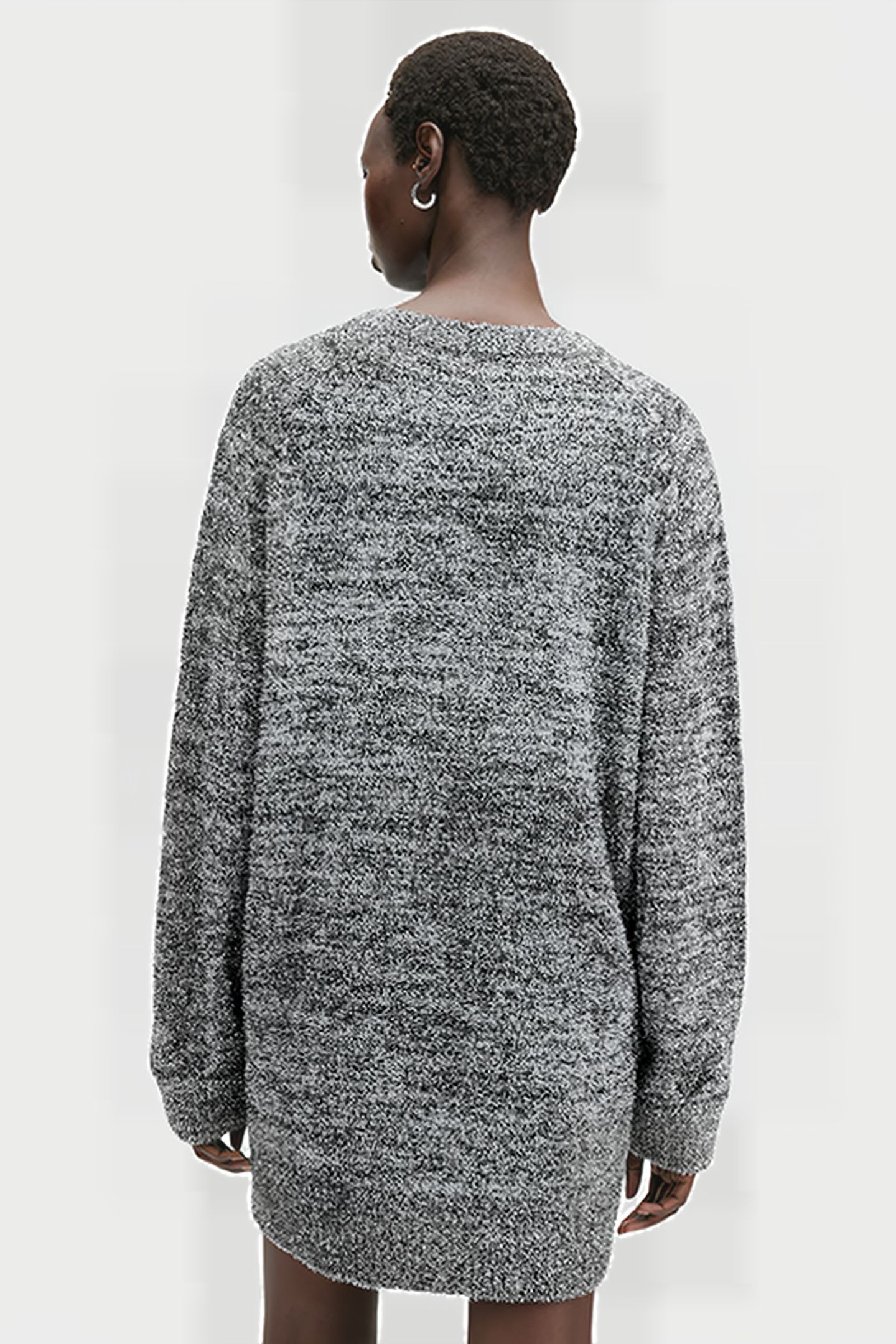 DAZZLE JUMPER DRESS GUNMETAL GREY 2