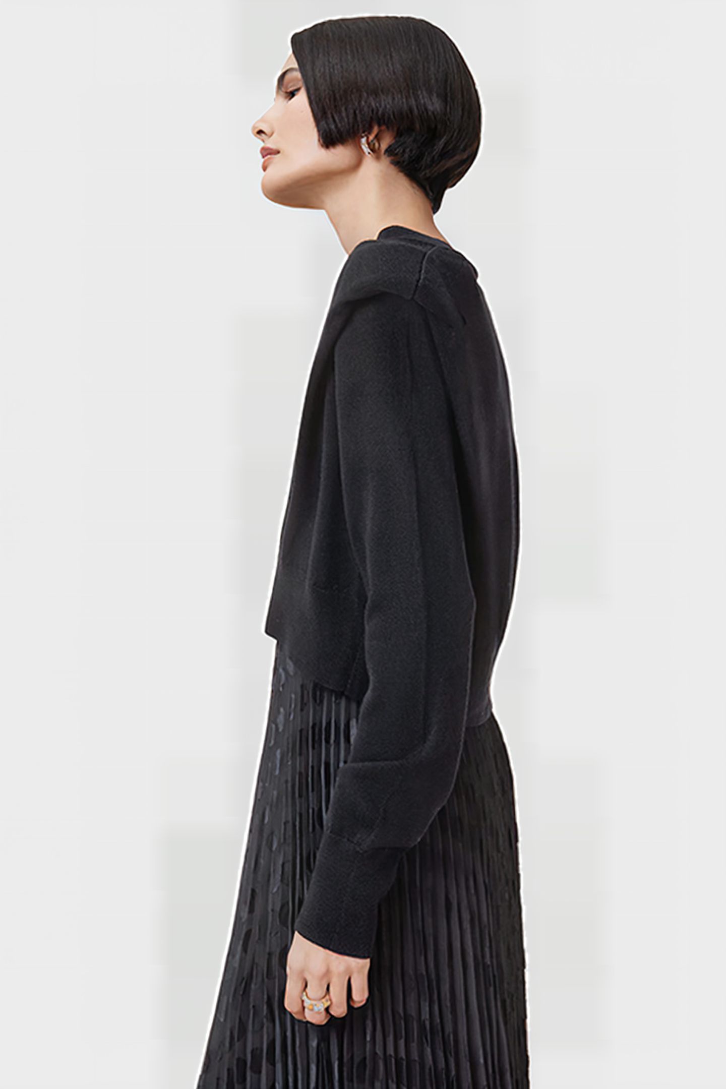 LEIA DOTT DRESS BLACK 9