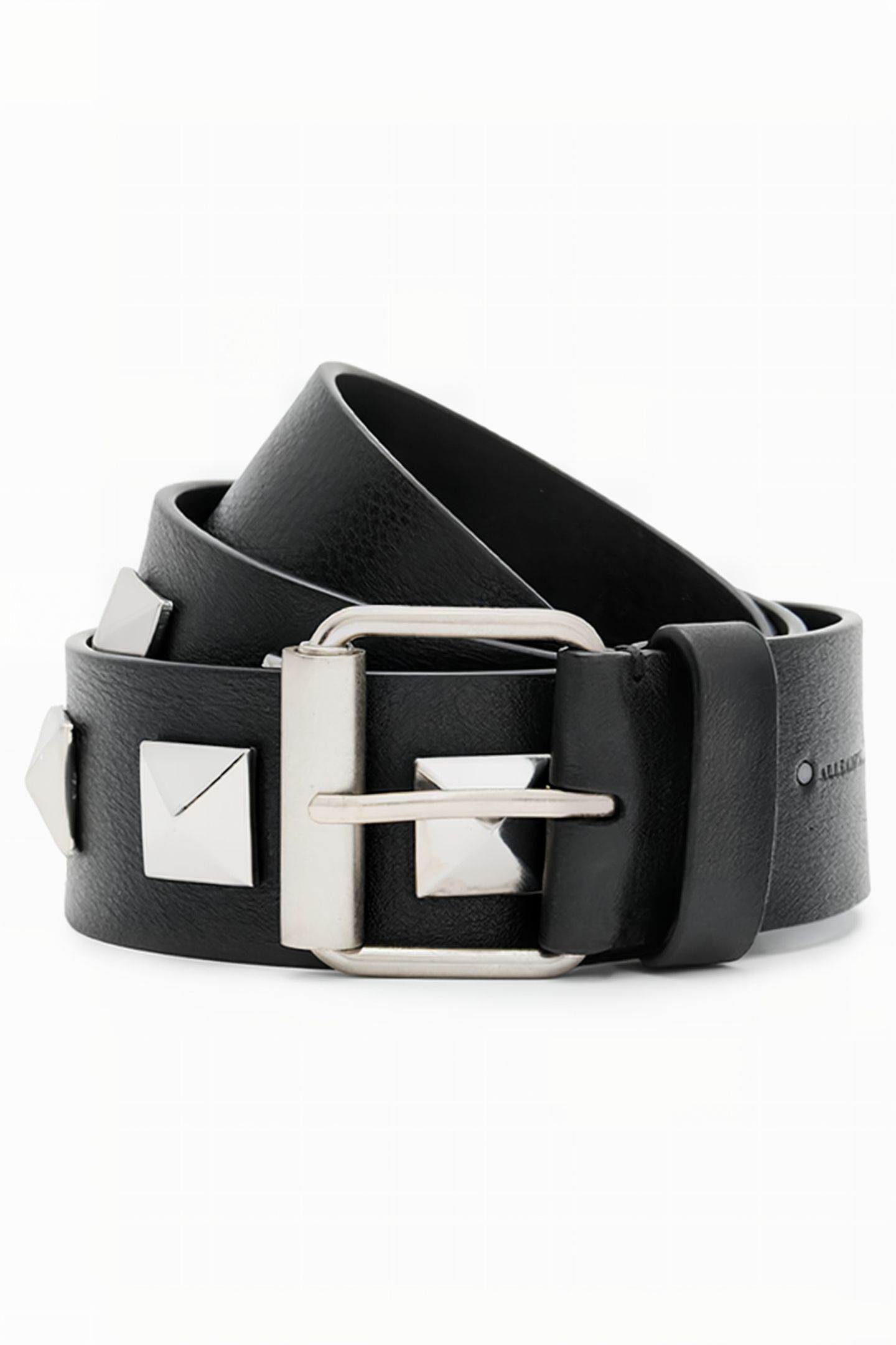 JOAN STUD BELT BLACK/ANTQ NICKEL 1