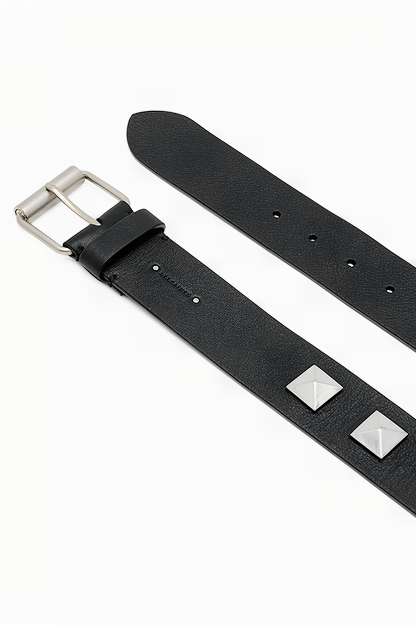 JOAN STUD BELT BLACK/ANTQ NICKEL 4
