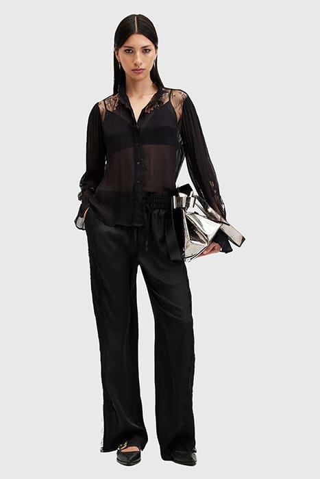 RORY LACE SHIRT BLACK 5