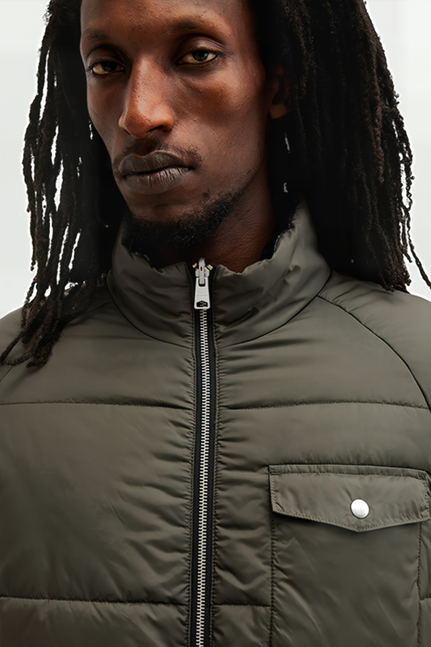 GRIFFIN REV JACKET ARMY GREEN/BLACK 9