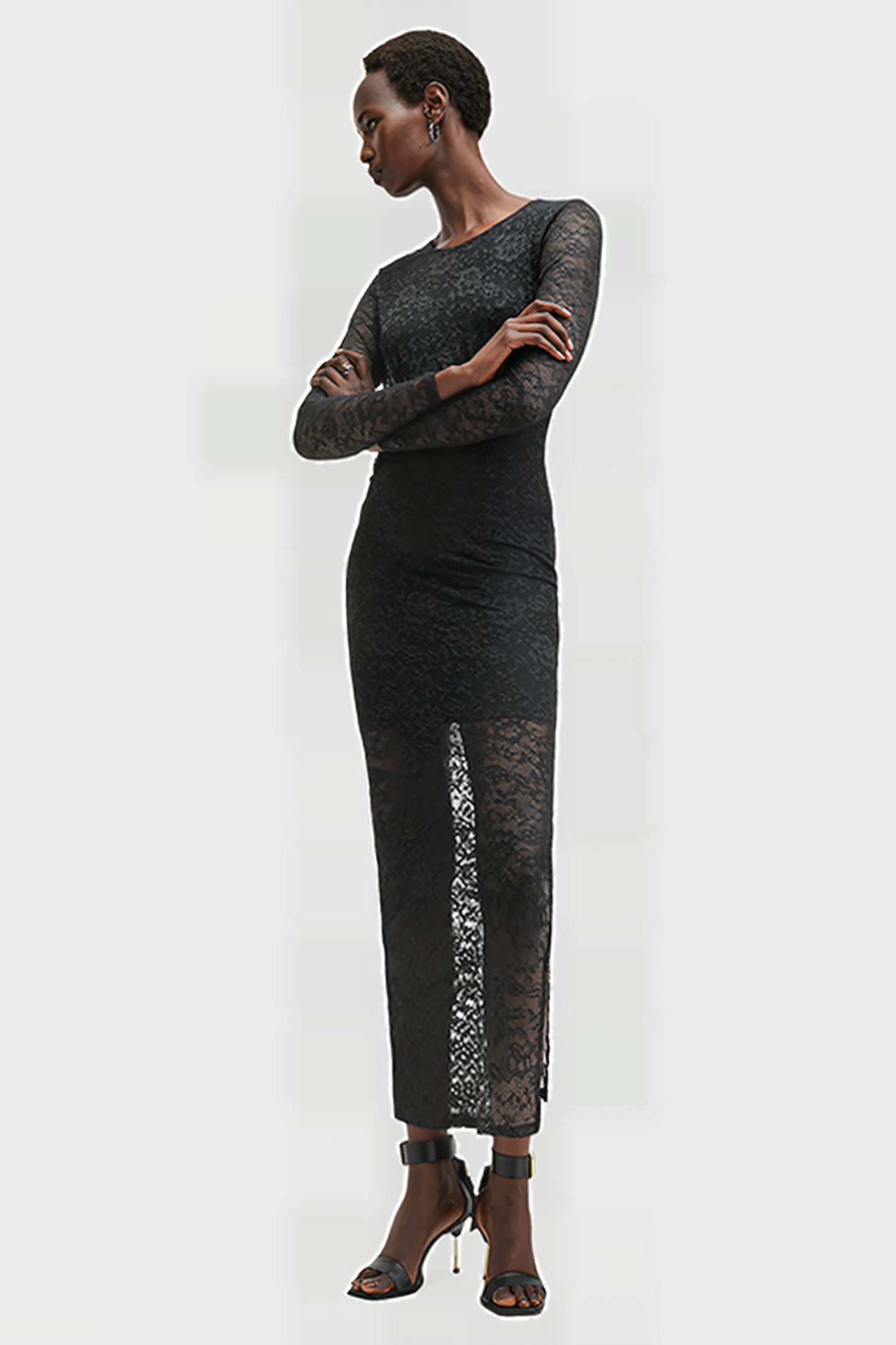 EDANA LACE DRESS BLACK 5