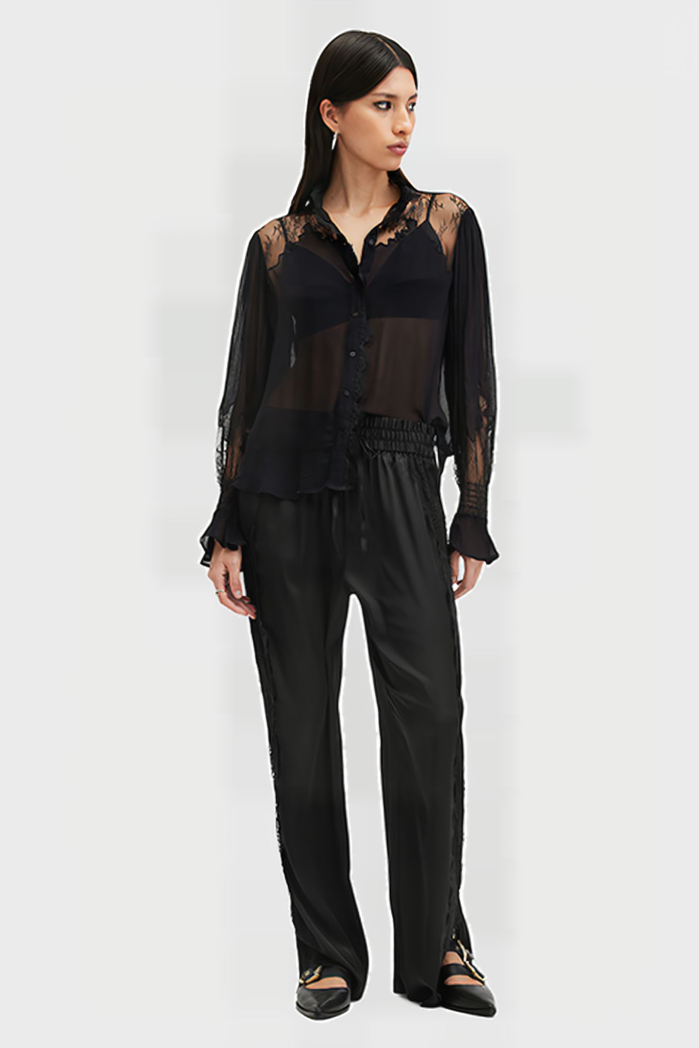TYLER LACE TROUSER BLACK 3