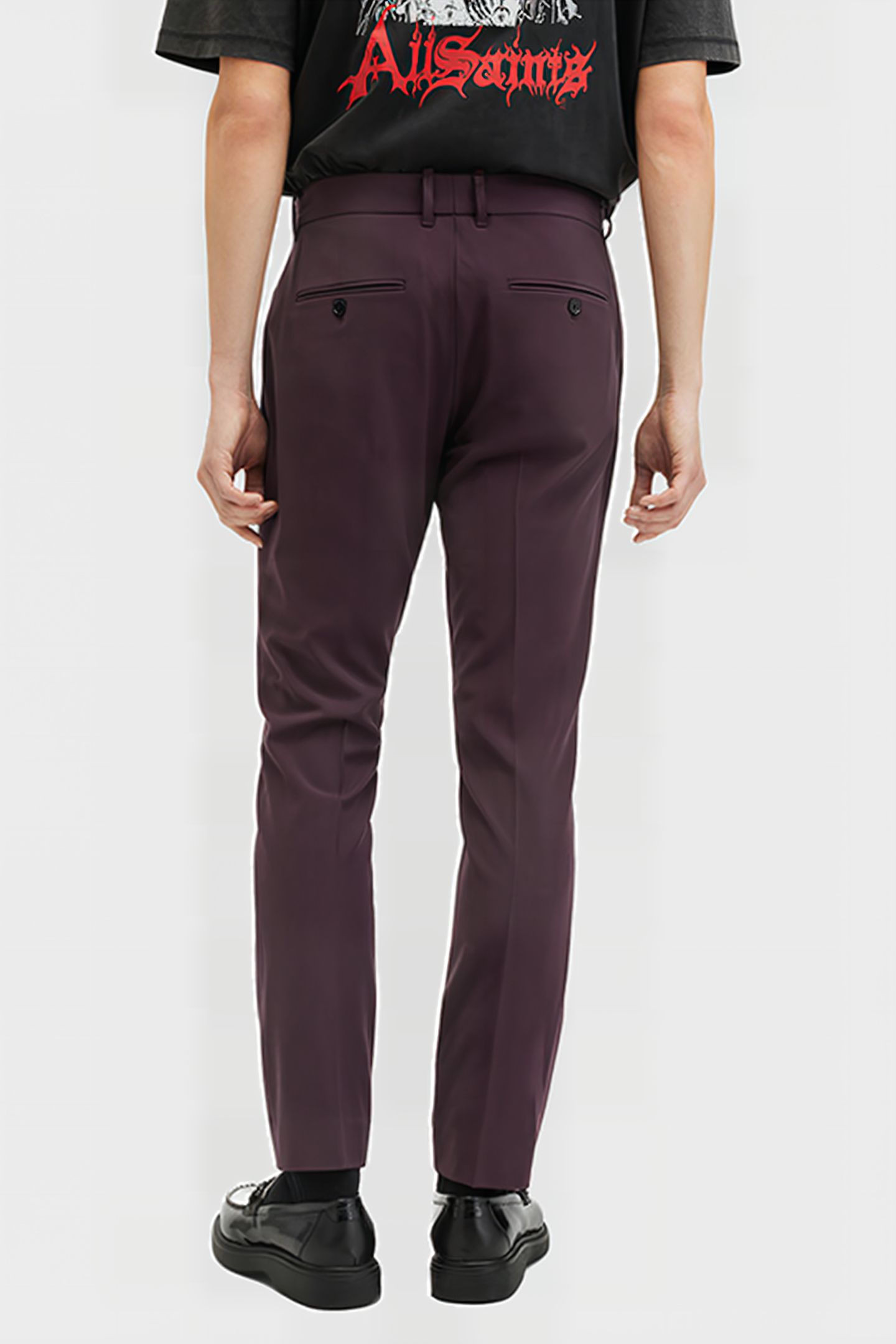 LISLE TROUSER PORT PURPLE 2