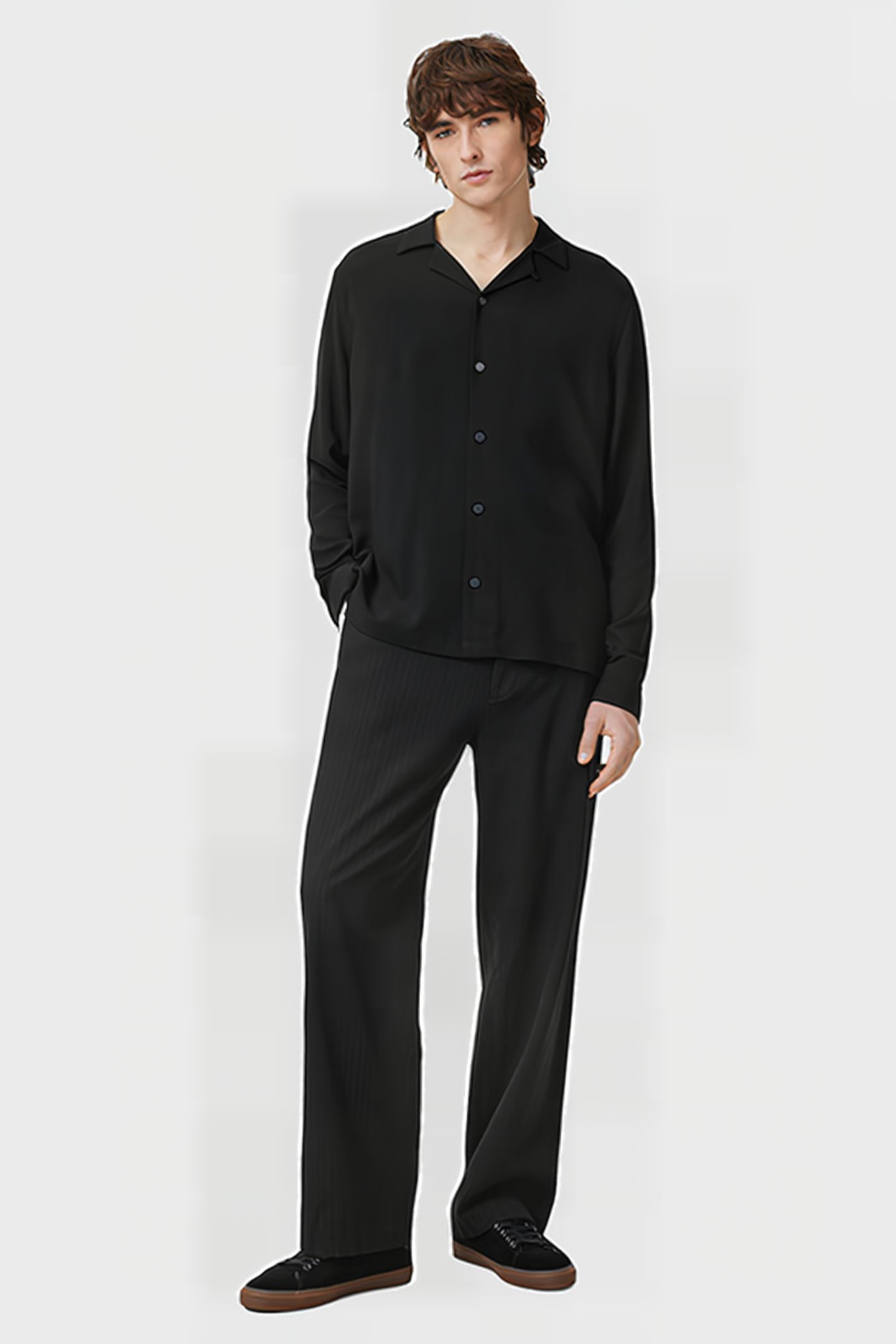 VENICE LS SHIRT BLACK 3
