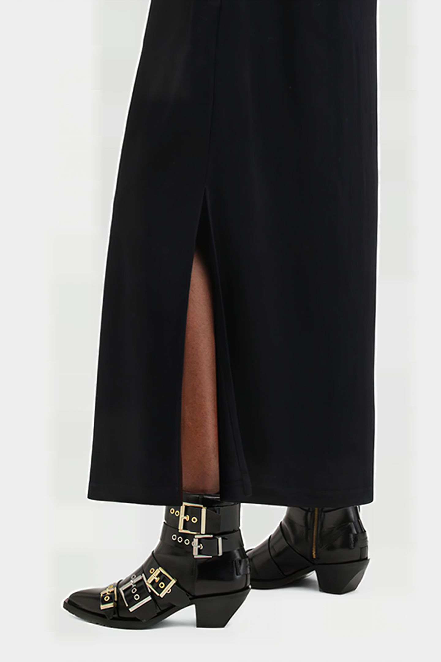 ANNA SNK MAXI DRESS BLACK 8