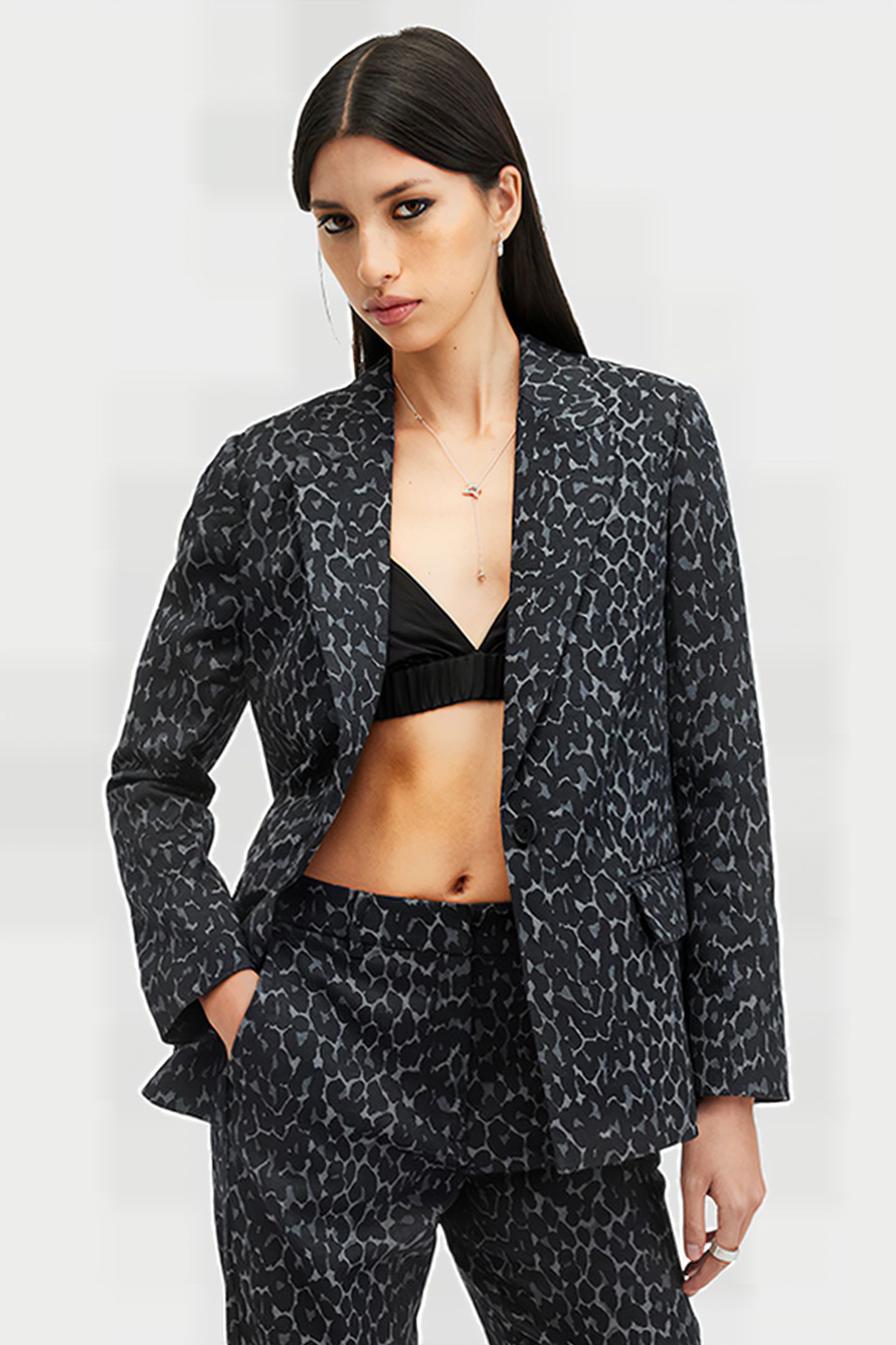 AURORA BLAZER LEPPO GREY/BLACK 7