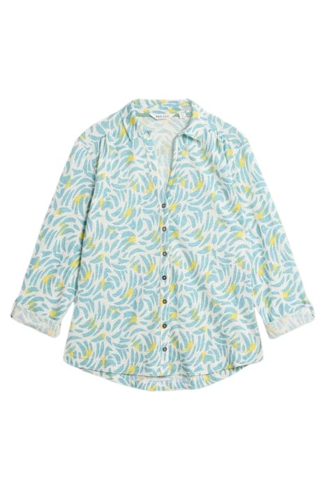 ANNIE JERSEY SHIRT WHITE MULTI 2
