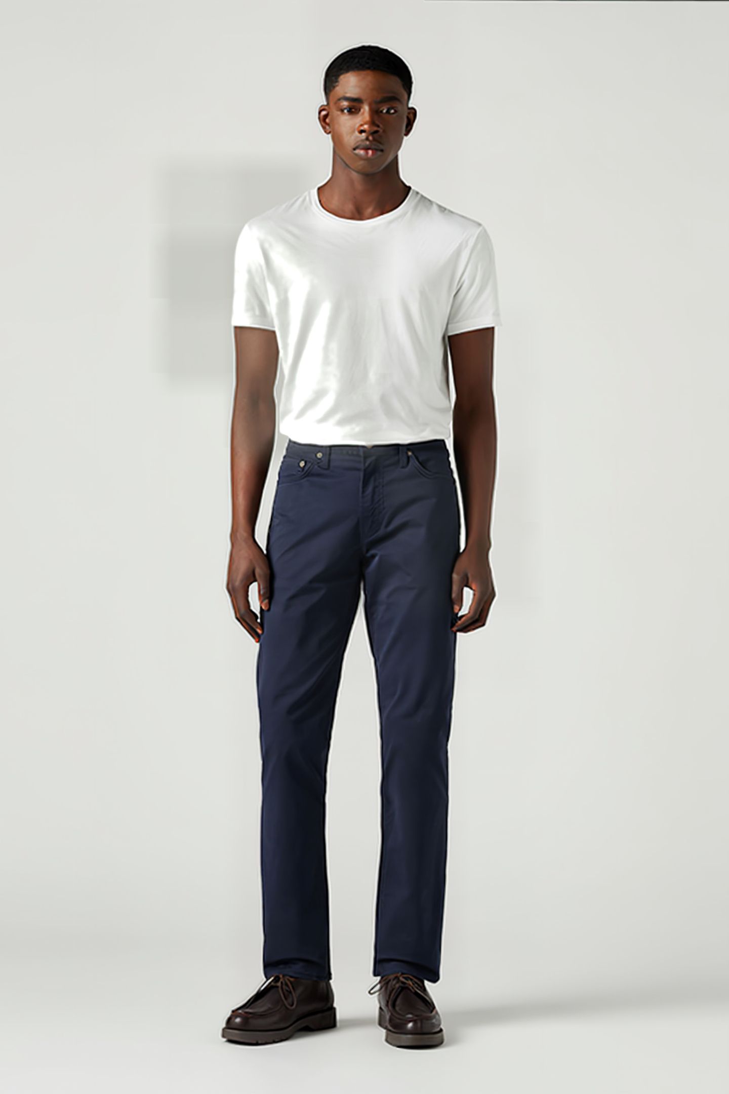 511 SLIM BALTIC NAVY SUEDED SATEEN WT B 2