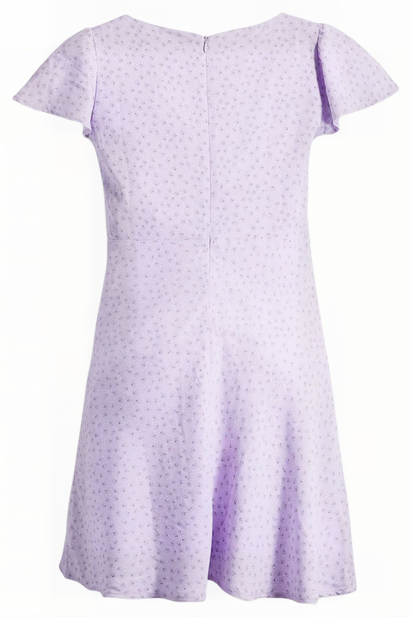 SKYLAR FLUTTER SLV DRESS JANE FLORAL PUR 4