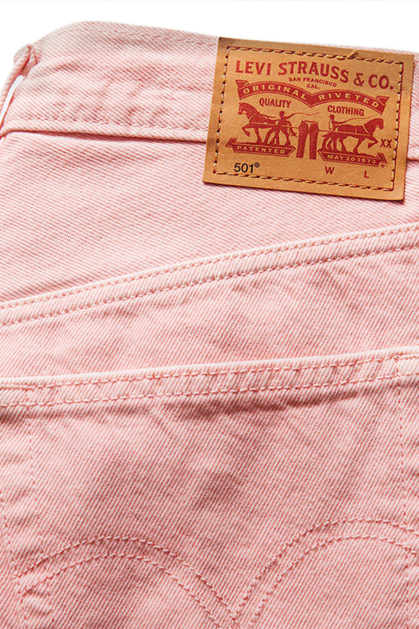 501 ORIGINAL SHORT DUSTY CHALK PINK SHO 5