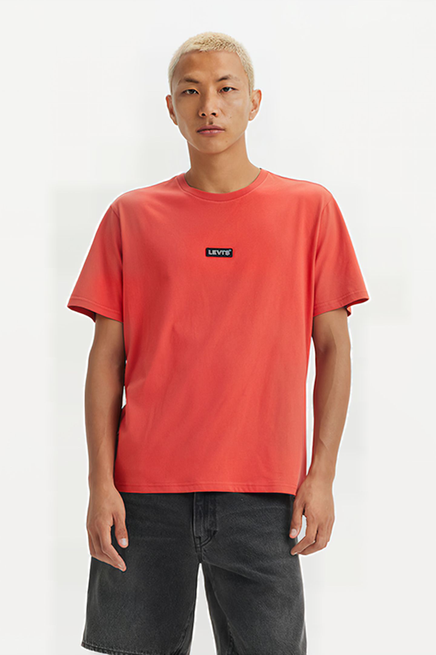 SS RELAXED BABY TAB T SUNDOWN RED 1
