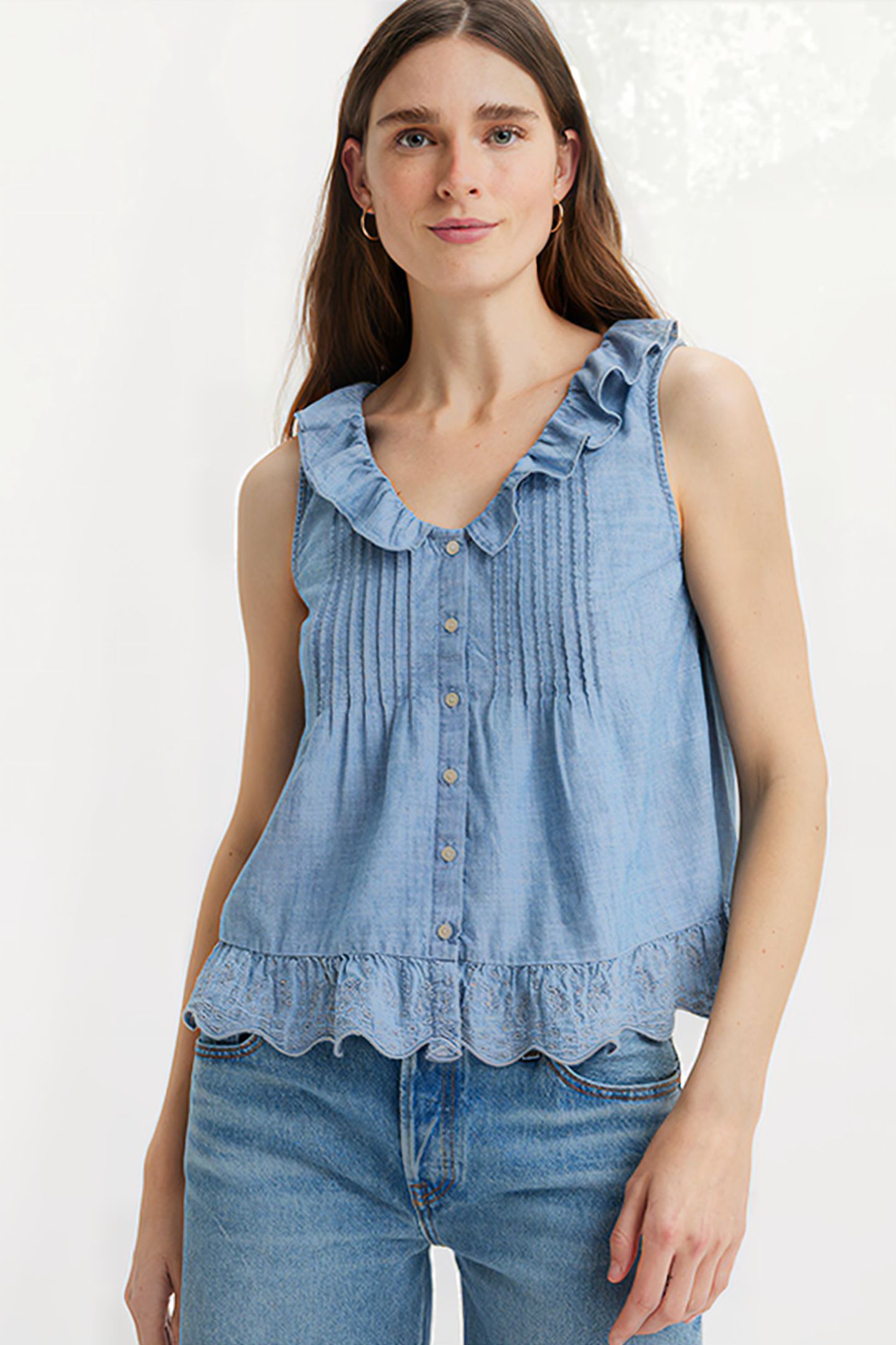 FAUNA BLOUSE SERENE LIGHT STONE 5